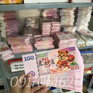 [ Sỉ Giá Tốt ] 100 Tờ Tiền Con Hổ Cọp Do Đài Loan Phát Hành Lì Xì Tết giá sỉ