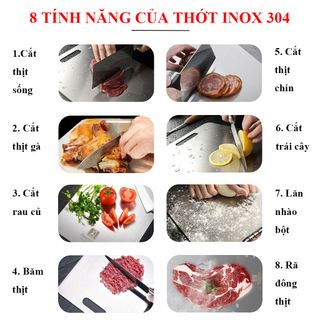 Sỉ thớt inox chuẩn 304 Foodcom