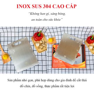 Sỉ thớt inox chuẩn 304 Foodcom