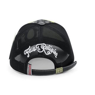 Nón lưỡi trai True Religion thêu ông địa màu đen