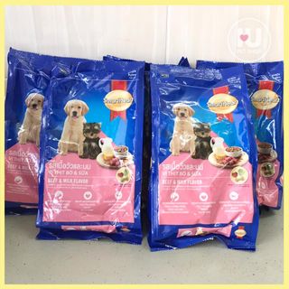 Thức ăn hạt chó Smart Heart Puppy chó con vị thịt bò và sữa 400g - IU Pet