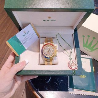 ĐỒNG HỒ RROLEX CƠ ĐÍNH ĐÁ SIÊU CẤP