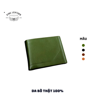 Ví nam bò VSG01 King Leather da thật full hộp làm quà tặng bảo hành 24 tháng giá sỉ