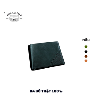 Ví nam bò VSG01 King Leather da thật full hộp làm quà tặng bảo hành 24 tháng