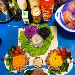 Bún rau củ ngũ sắc Cao Tuyền