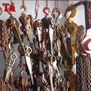 Pa lăng xích lắc tay 3 tấn nhật bãi KITO Giá rẻ chất lượng Tá Pa lăng