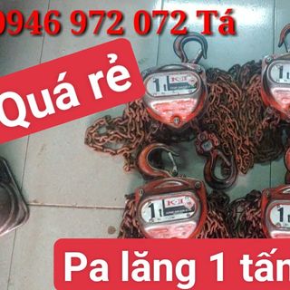 Pa lăng xích kéo tay 1 tấn nhật bãi KITO Giá rẻ chất lượng Tá Pa lăng