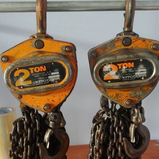 Pa lăng xích kéo tay 2 tấn nhật bãi KITO Giá rẻ chất lượng Tá Pa lăng