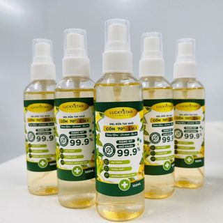XỊT KHỬ KHUẨN 3 IN 1 GỪNG SẢ CHANH BẠC HÀ - LUCKY STAR