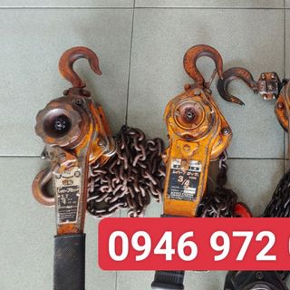 Pa lăng xích lắc tay 750 kg nhật bãi KITO Giá rẻ chất lượng Tá Pa lăng