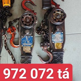 Pa lăng xích lắc tay 750 kg nhật bãi KITO Giá rẻ chất lượng Tá Pa lăng