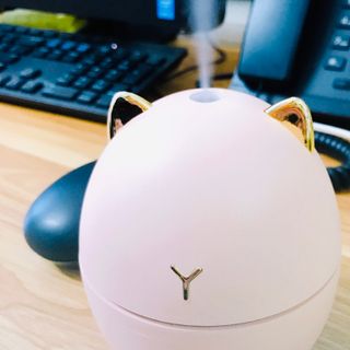 Máy phun sương tạo ẩm mini hình con mèo AH02 - Khuếch tán tinh dầu - Thích hợp cho diện tích 10-15m2