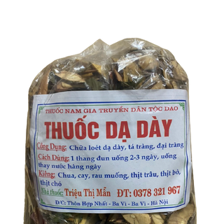 Thuốc nam điều trị dạ dày- Thuốc nam dân tộc dao Ba Vì