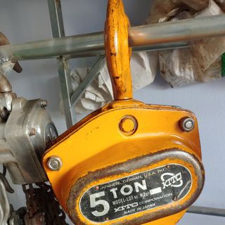 Pa lăng xích kéo tay 5 tấn nhật bãi KITO Giá sỉ chất lượng Tá Pa lăng