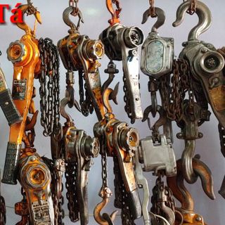 Pa lăng xích lắc tay 1 Tấn nhật bãi KITO Giá rẻ chất lượng Tá Pa lăng