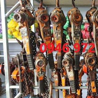 Pa lăng xích lắc tay 1 Tấn nhật bãi KITO Giá rẻ chất lượng Tá Pa lăng