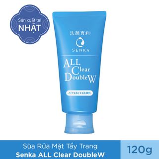 SỮA RỬA MẶT TẨY TRANG SENKA DOUBLE W 120G