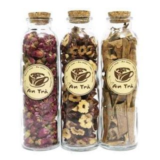 chai thủy tinh tròn 360ml nút gỗ