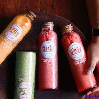 chai thủy tinh tròn 360ml nút gỗ