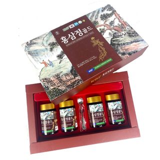 Chiết xuất cao hồng sâm Hàn Quốc KGF Korean Green Food 4 lọ x 250 gram