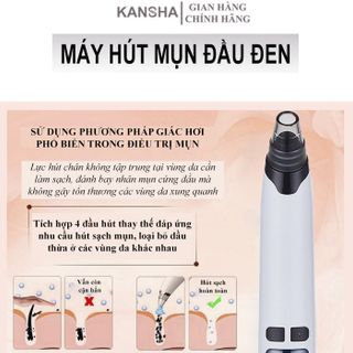 Set máy rửa mặt silicone+hút mụn đầu đen BE03- Combo chăm sóc da sạch sâu-Hết mụn cám, mụn đầu đen-Sạch lỗ chân lông