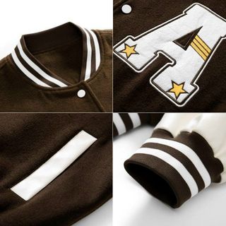 Áo khoác bomber logo thêu thun nỉ mềm mịn