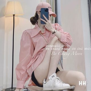Chuyên sỉ áo sơ mi cổ nhọn tay phồng Xưởng may YoYo chuyên sỉ thun thái
