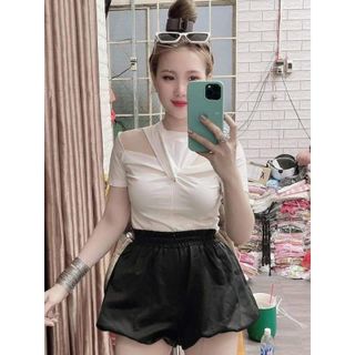 Chuyên sỉ Áo thun bozip xoắn ngực form dưới 60kg Xưởng may YoYo chuyên sỉ áo thun thái