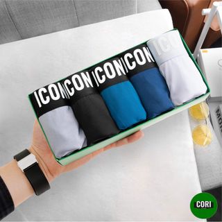 Quần Lót Nam Boxer Đùi Thun Lạnh ICON Co dãn 4 chiều, Quần sịp nam Thun Lạnh Boxer ICON Denim