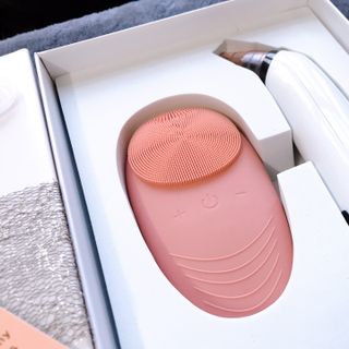 Set máy rửa mặt silicone+hút mụn đầu đen BE03- Combo chăm sóc da sạch sâu-Hết mụn cám, mụn đầu đen-Sạch lỗ chân lông