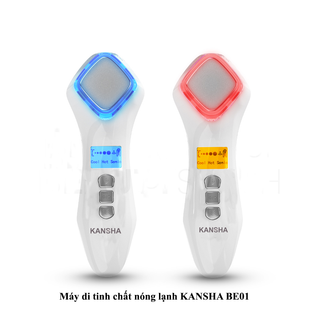 Máy di tinh chất nóng lạnh KANSHA BE04-Điện đẩy dưỡng chất-Làm sạch sâu-Massage nâng cơ-Trẻ hóa da-Da sáng đều màu