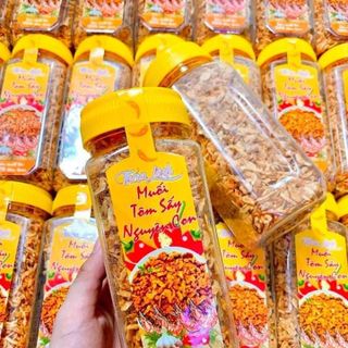 Muối tôm nguyên con thảo linh , muối tôm tây ninh