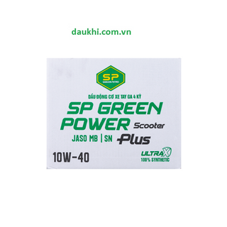 - Thùng 24 chai dầu nhờn dầu nhớt Xe Tay Ga Saigonpetro SP Force 4T Scotter SJ 10W-40-Chai 1 L Cho Động Cơ 4 Thì