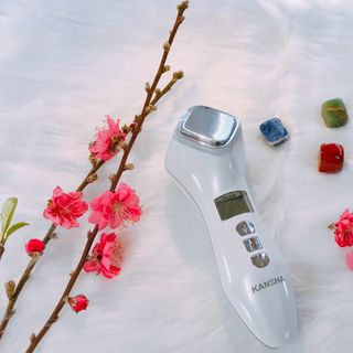 Máy di tinh chất nóng lạnh KANSHA BE04-Điện đẩy dưỡng chất-Làm sạch sâu-Massage nâng cơ-Trẻ hóa da-Da sáng đều màu