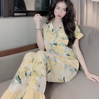 Chuyên sỉ đồ bộ chất mango quần dài Xưởng may YoYo chuyên sỉ áo thun thái