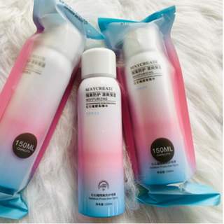 Xịt Chống Nắng Trắng Da Maycreate 150ml - Xịt Chống Nắng Nâng Da Tức Thì