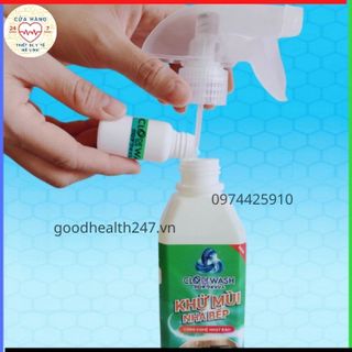 Chai Xịt Khử Mùi Nhà Bếp Công Nghệ Nhật Bản Clodewash