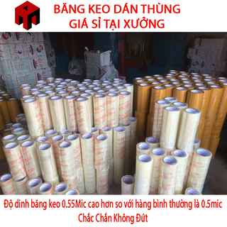 BĂNG KEO 200 YARD GIÁ TẠI XƯỞNG TRONG/ĐỤC DÁN THÙNG, ĐỘ DÍNH TỐT