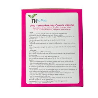 [HỘP] KHẨU TRANG Y TẾ TH PRO MASK 95+ TRẺ EM (GIAO MÀU NGẪU NHIÊN)