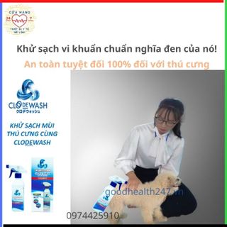 Chai Xịt Khử Mùi Đa Năng Công Nghệ Nhật Bản Clodewash 300ml