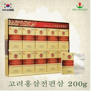 Hồng sâm lát tẩm mật ong chính hãng Bio ApGold sâm Hàn Quốc 6 năm tuổi giá sỉ