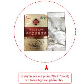 Hồng sâm lát tẩm mật ong chính hãng Bio ApGold sâm Hàn Quốc 6 năm tuổi
