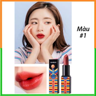 Set 5 cây son Ai Cập chính hãng Molvsenin 5 màu phong phú nổi bật