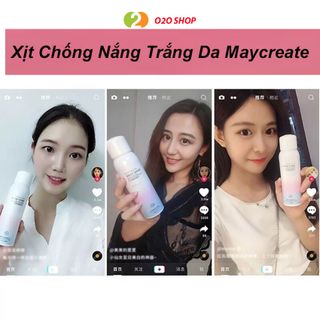 Xịt Chống Nắng Trắng Da Maycreate 150ml Spf35 - O2O - Hàng Nội Địa Trung