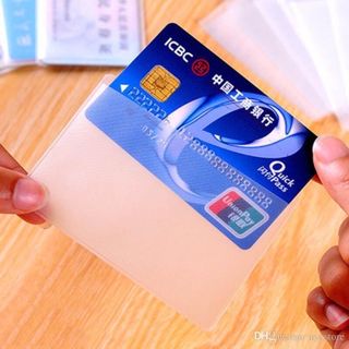 (COMBO 10 )TÚI NHỰA ĐỰNG BẢO VỆ THẺ ATM, CĂN CƯỚC CÔNG DÂN, CARD VISIT, BẰNG LÁI XE, THẺ SINH VIÊN, THẺ NHÂN VIÊN