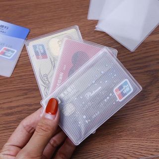 (COMBO 10 )TÚI NHỰA ĐỰNG BẢO VỆ THẺ ATM, CĂN CƯỚC CÔNG DÂN, CARD VISIT, BẰNG LÁI XE, THẺ SINH VIÊN, THẺ NHÂN VIÊN