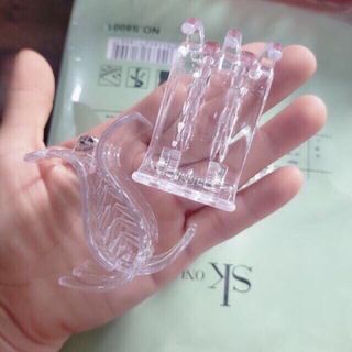 SET 12 Kẹp Càng Cua Nhựa Trong Suốt Cao Cấp
