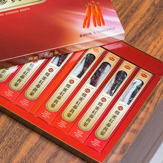 Hồng sâm Hàn Quốc 6 năm tuổi nguyên củ tẩm mật ong chính hãng Bio Apgold