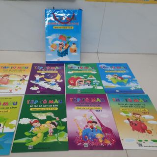 Bộ tập tô màu cho bé: 4-5 tuổi ( 8 quyển)