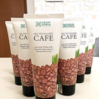 GEL TẨY DA CHẾT VÙNG MẶT CHIẾT XUẤT HẠT CAFE CỎ CÂY HOA LÁ 100g
